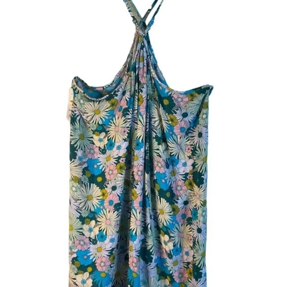 SO Juniors Halter floral hippie retro 70